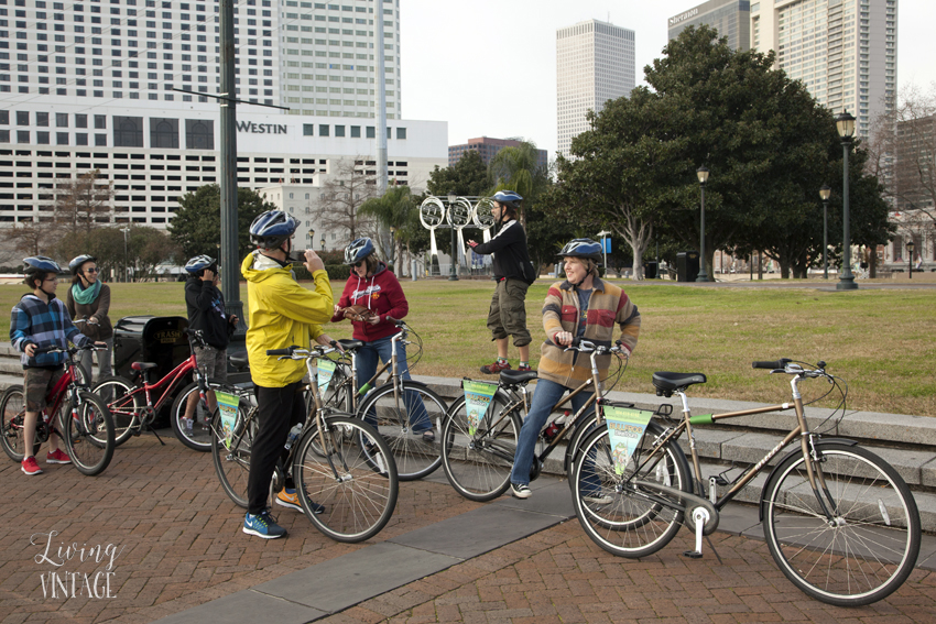 How about taking a bike tour in New Orleans?