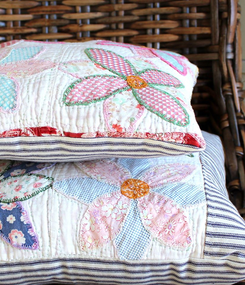 wonderful patchwork pillows - one of 8 picks for this week's Friday Favorites