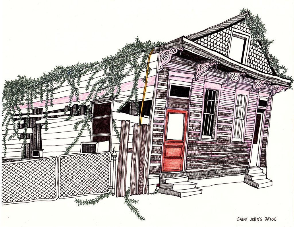 an accurate representation of some of the dilapidated houses in New Orleans - 1 of 8 picks for this week's Friday Favorites