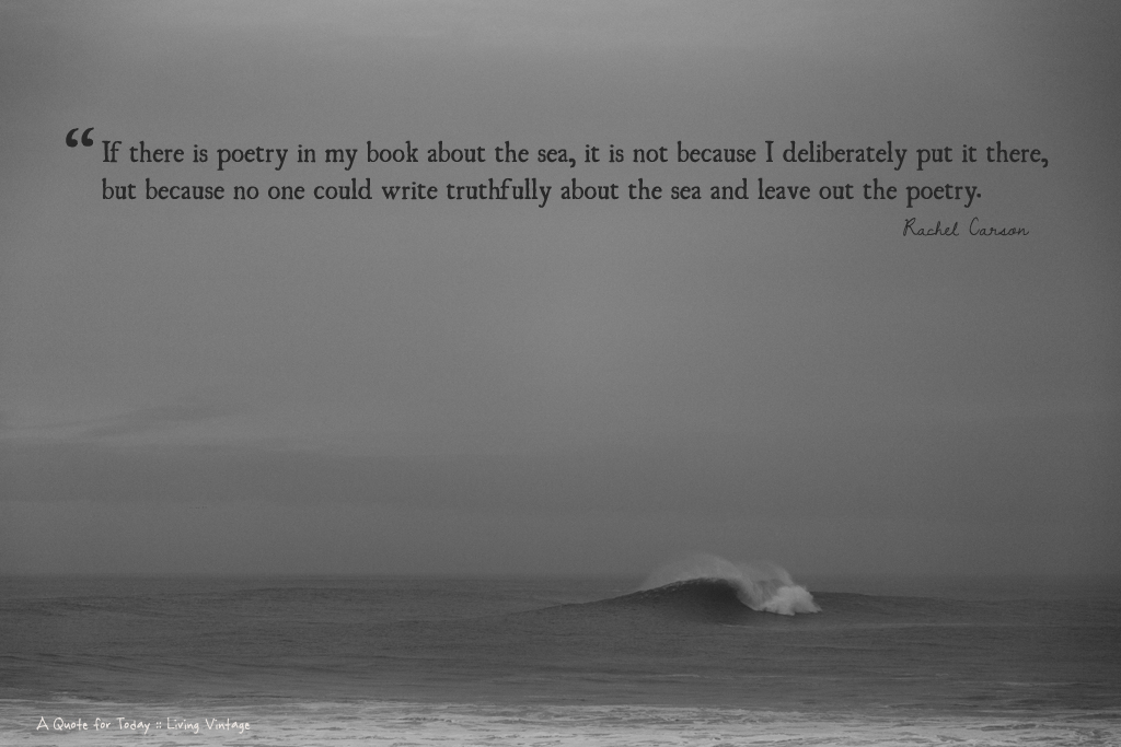 Write truthfully about the sea