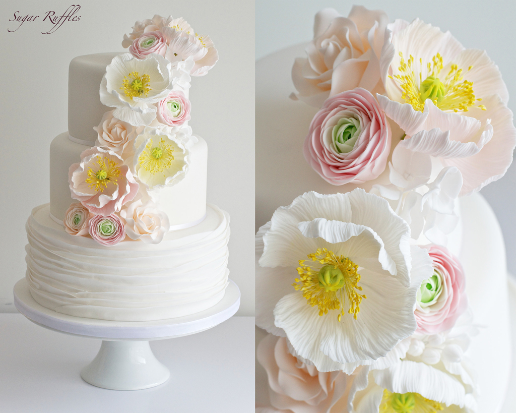 an absolutely beautiful wedding cake - 1 of 8 picks for this week's Friday Favorites