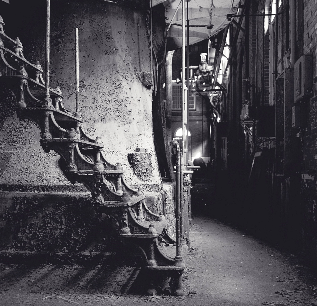 a gorgeous iron staircase in an old water treatment plant - 1 of 8 picks for this week's Friday Favorites