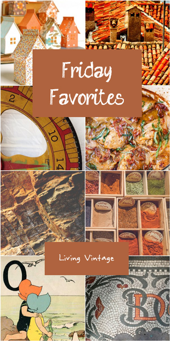 Friday Favorites #107 @ Living Vintage -- this time 8 orange picks!