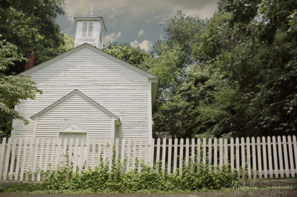 a charming church, complete with a white picket fence - 1 of 8 picks for this week's Friday Favorites