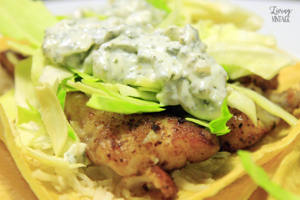 These fish tacos are so easy to make and so good on a hot summer night!