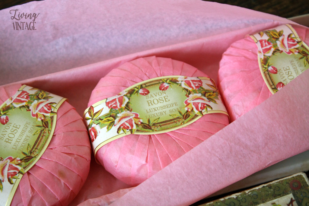 pretty, never used luxury soaps that may be available for purchase soon