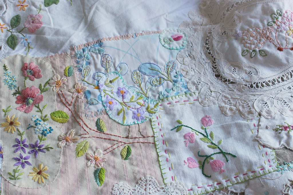 lovely patchwork and embroidery - 1 of 8 picks for this week's Friday Favorites