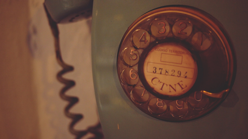 Call me weird, but I love the sound of a rotary dial phone.