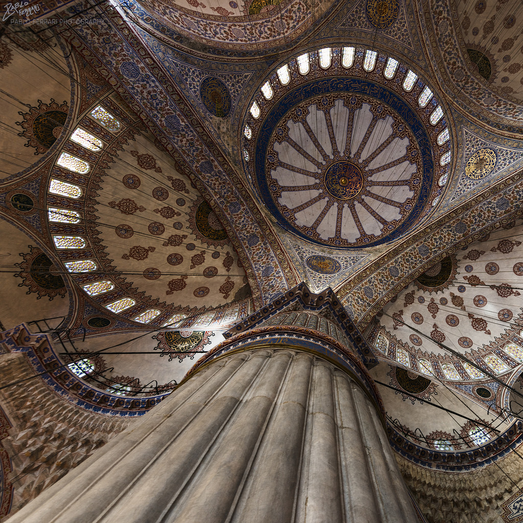 beautiful artistry in a mosque in Istanbul - 1 of 8 picks for this week's Friday Favorites