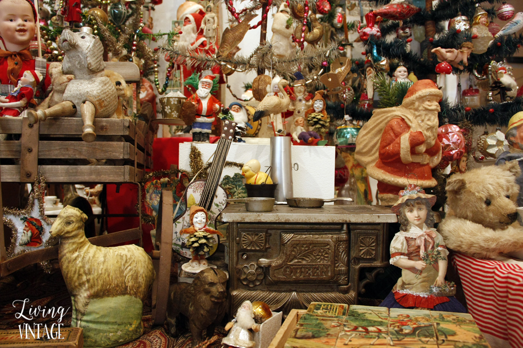 a pretty and elaborate display of an astounding Christmas collection