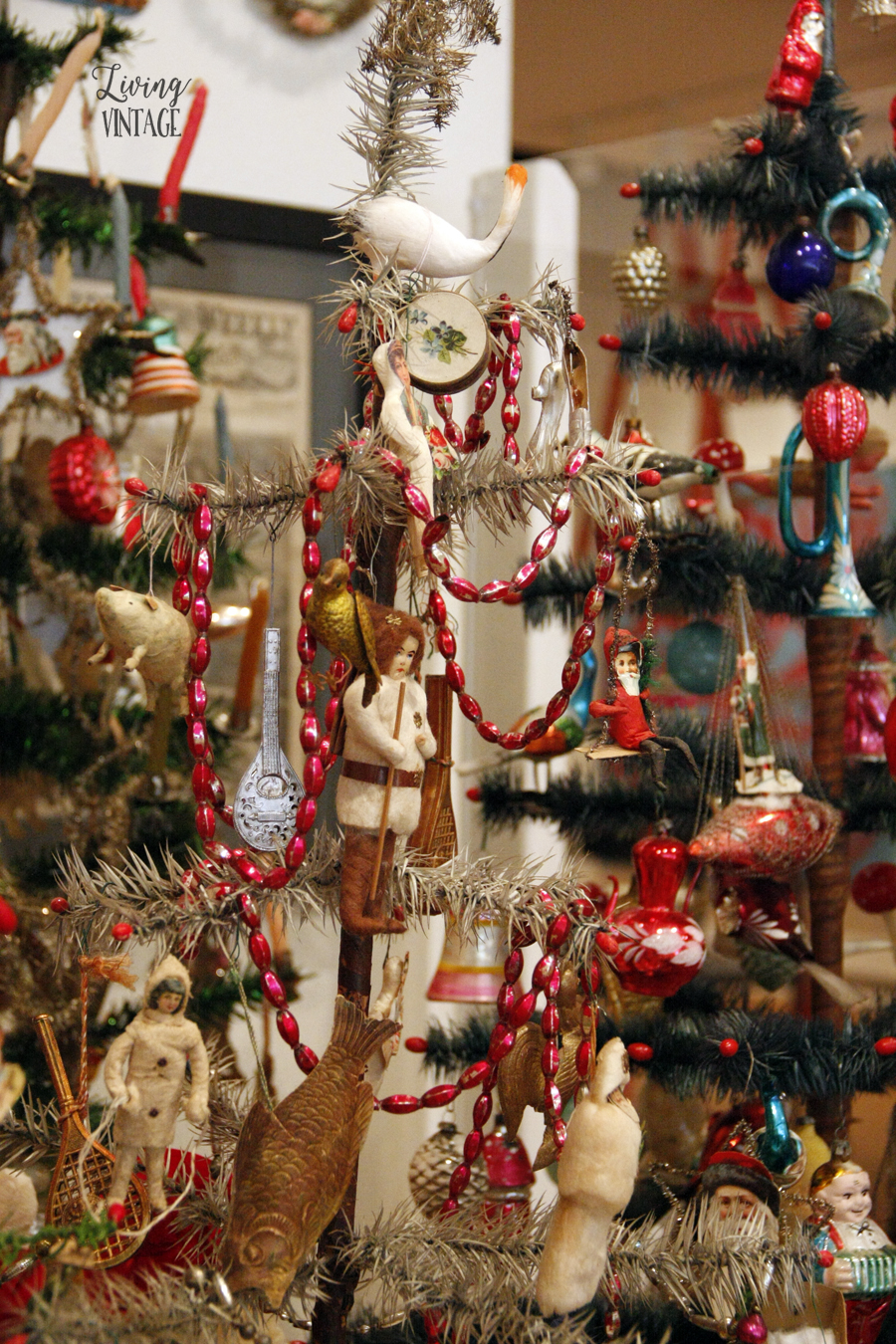 a pretty and elaborate display of an astounding Christmas collection