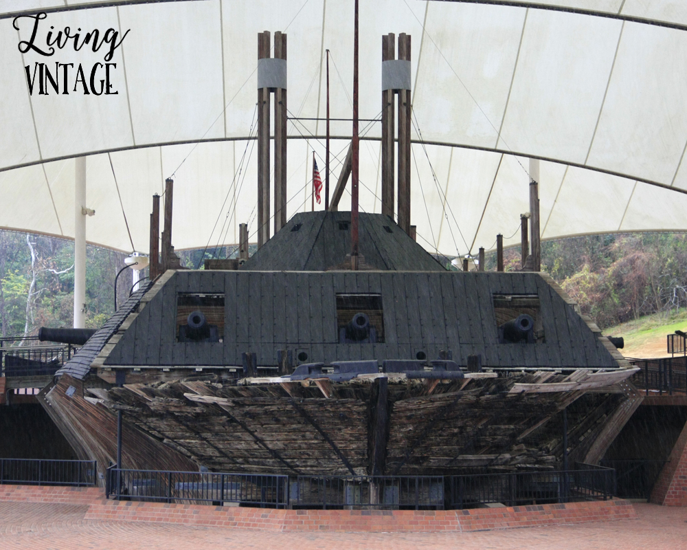 the USS Cairo at the national park in Vicksburg