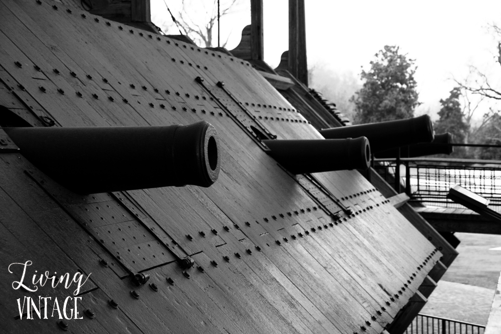 the USS Cairo at the national park in Vicksburg