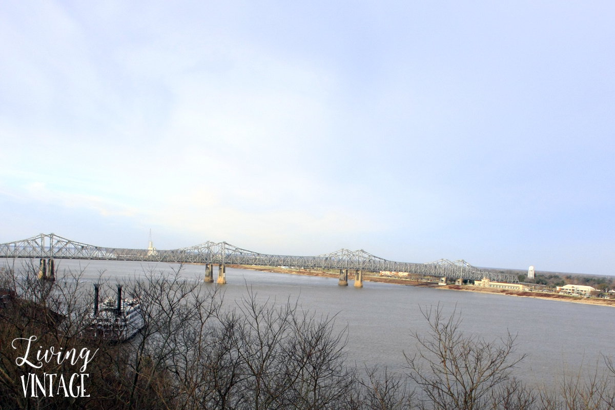 the mighty Mississippi River, seen from Vicksburg National Military Park