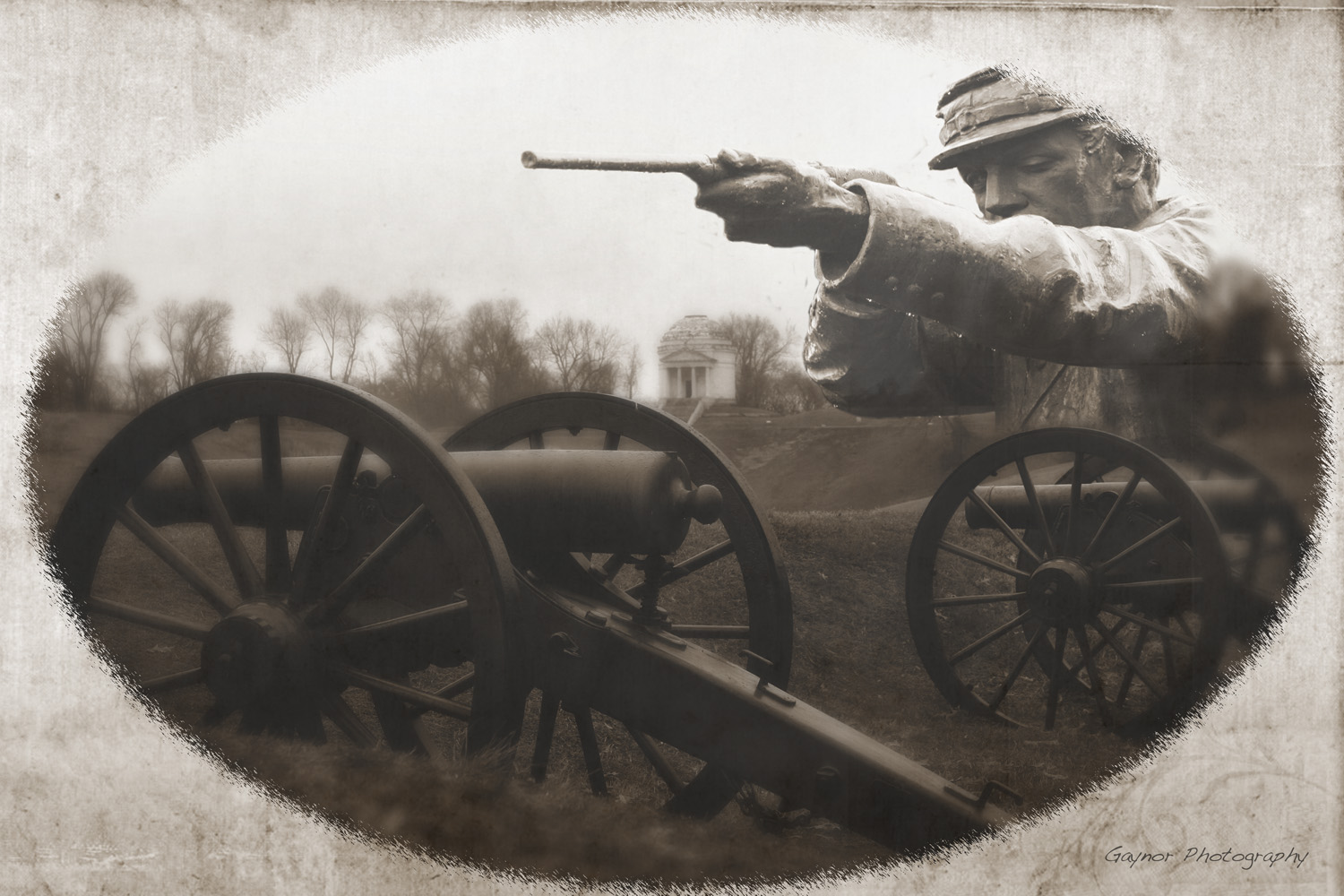 the graveyards at Vicksburg National Military Park