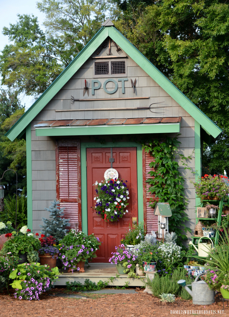 Mary's wonderful shed featured in the new 'She Sheds' book