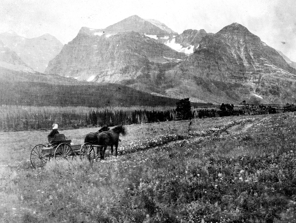 exploring Glacier National Park in 1907
