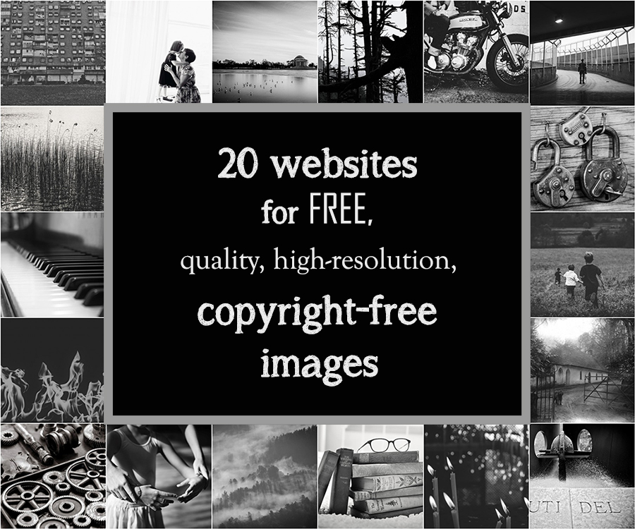 20 places to find quality, high-resolution, copyright-free images