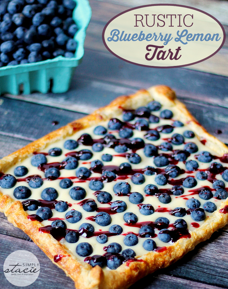 a tasty dessert and in patriotic colors, too